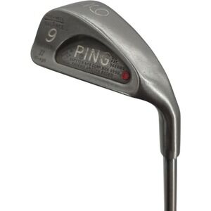 Ping Karsten II Orange Dot 9 Iron Golf Club Mens RH Steel Shaft 37"